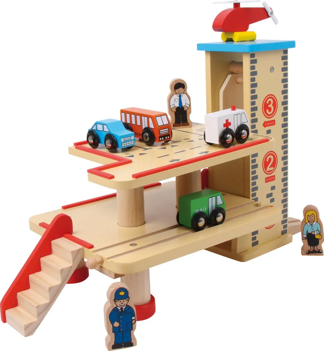 Small foot Houten Parkeergarage 8540 - 4 Voertuigen