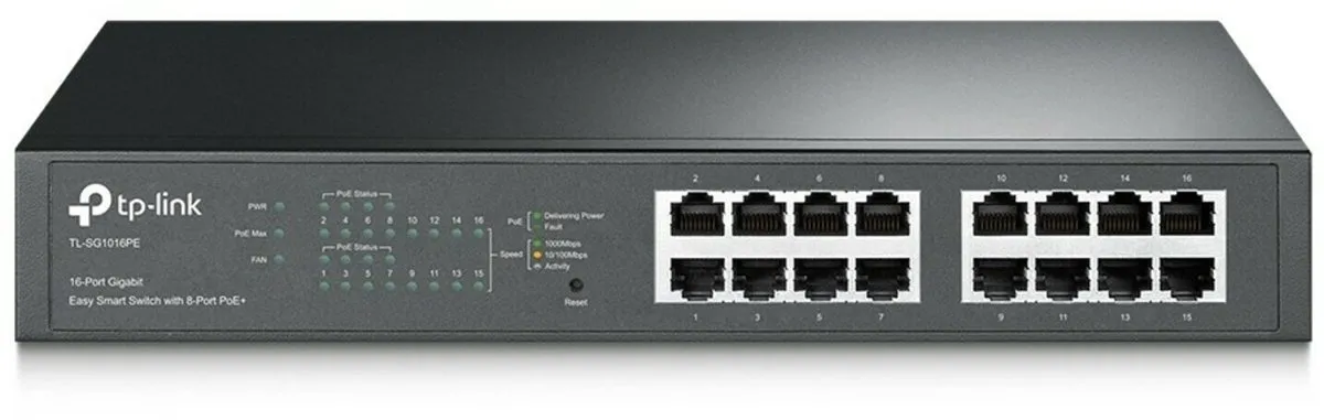 TP-Link TL-SG1016PE - Netwerkswitch - Smart Switch - PoE