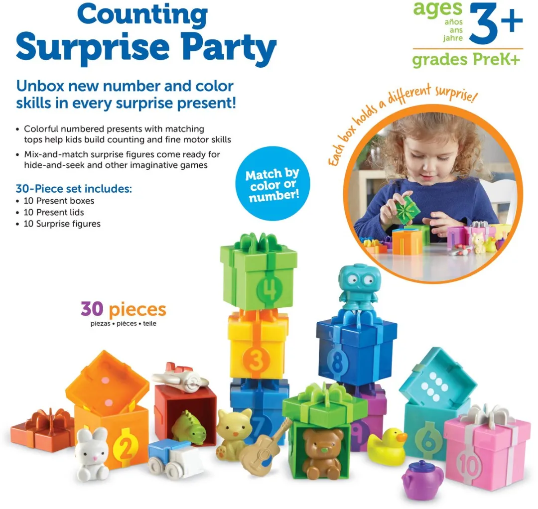 Learning Resources Tellen met cadeautjes LER6803 - Multicolor