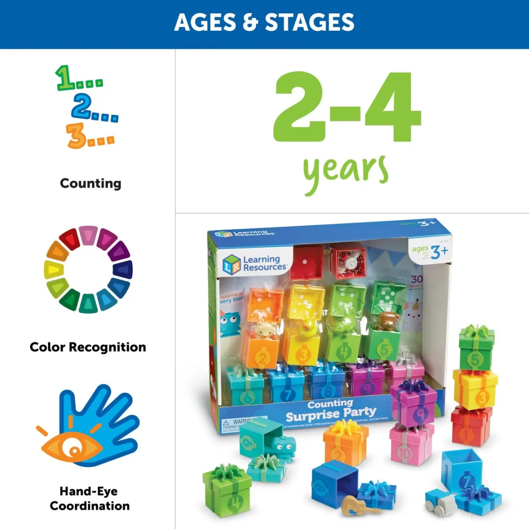 Learning Resources Tellen met cadeautjes LER6803 - Multicolor