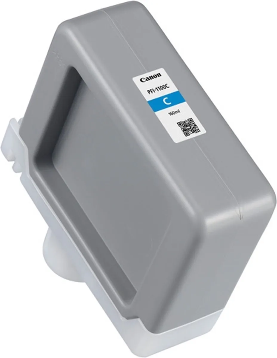Canon PFI-1100 Cyaan Cartridge 160ml - o.a. imagePROGRAF TM305