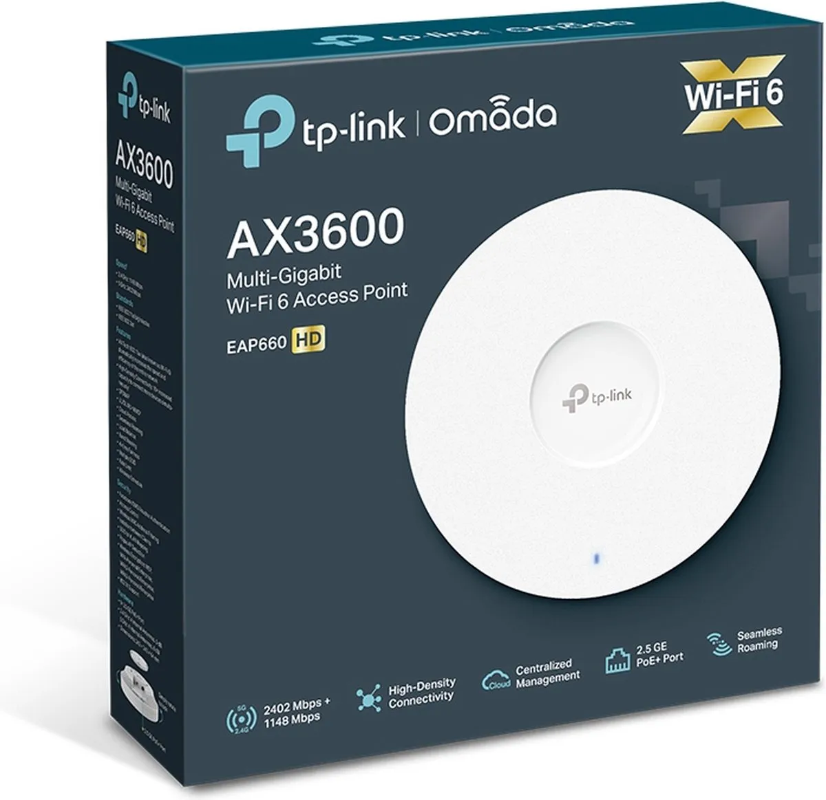 TP-Link Omada EAP660 HD Accesspoint - 2402 Mbps - Wit