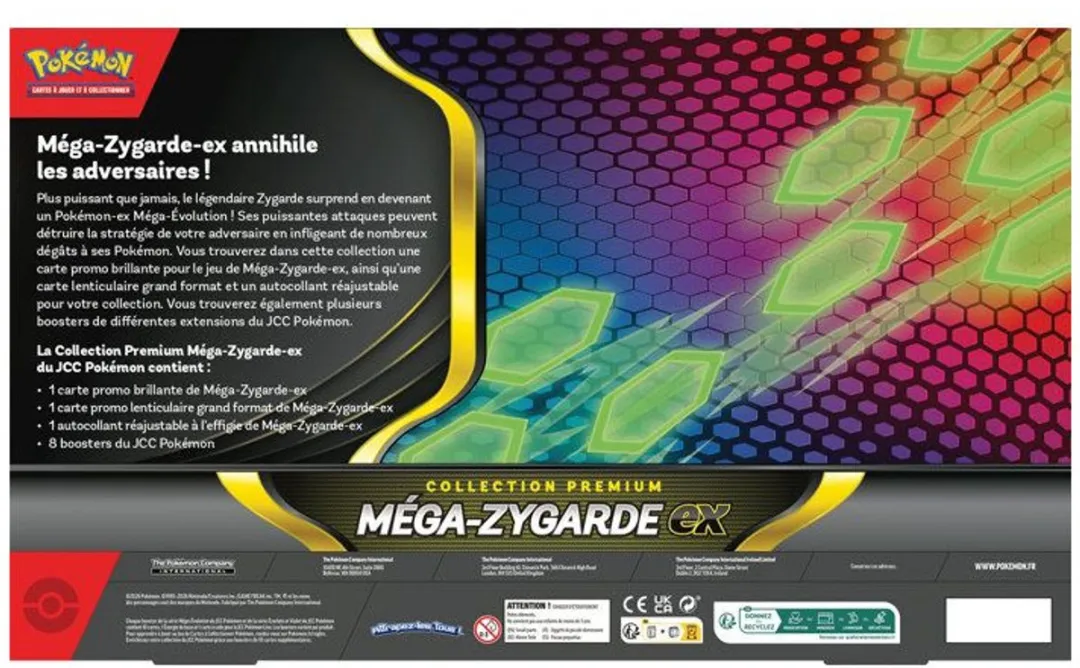 Pokémon TCG Premium Méga-Zygarde ex Box - Franstalig