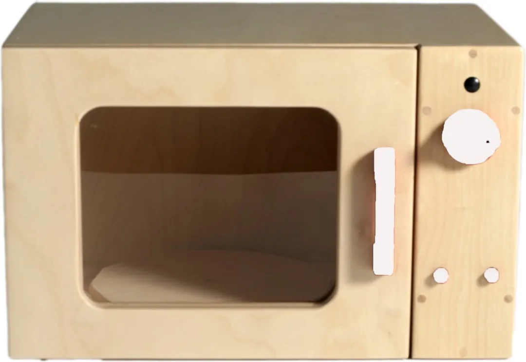 Van Dijk Toys Houten Speelgoed Magnetron Naturel/Wit