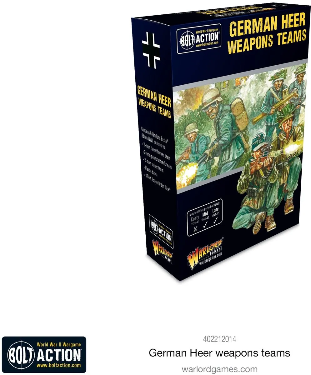 Warlord Games German Heer Weapons Teams