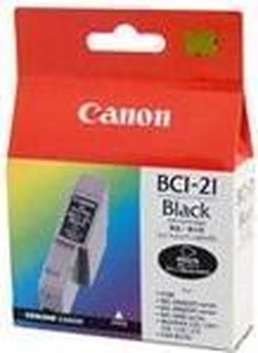 Canon BCI-21BK Inktcartridge - Zwart