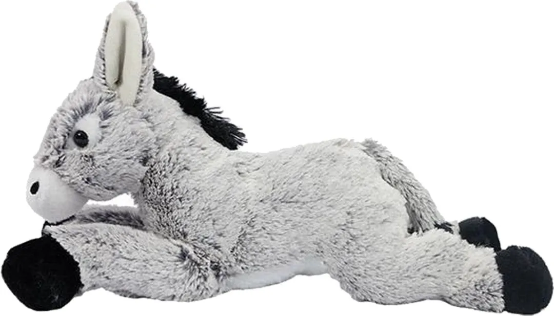 PIA Soft Toys Knuffel Ezel - Grijs 25cm