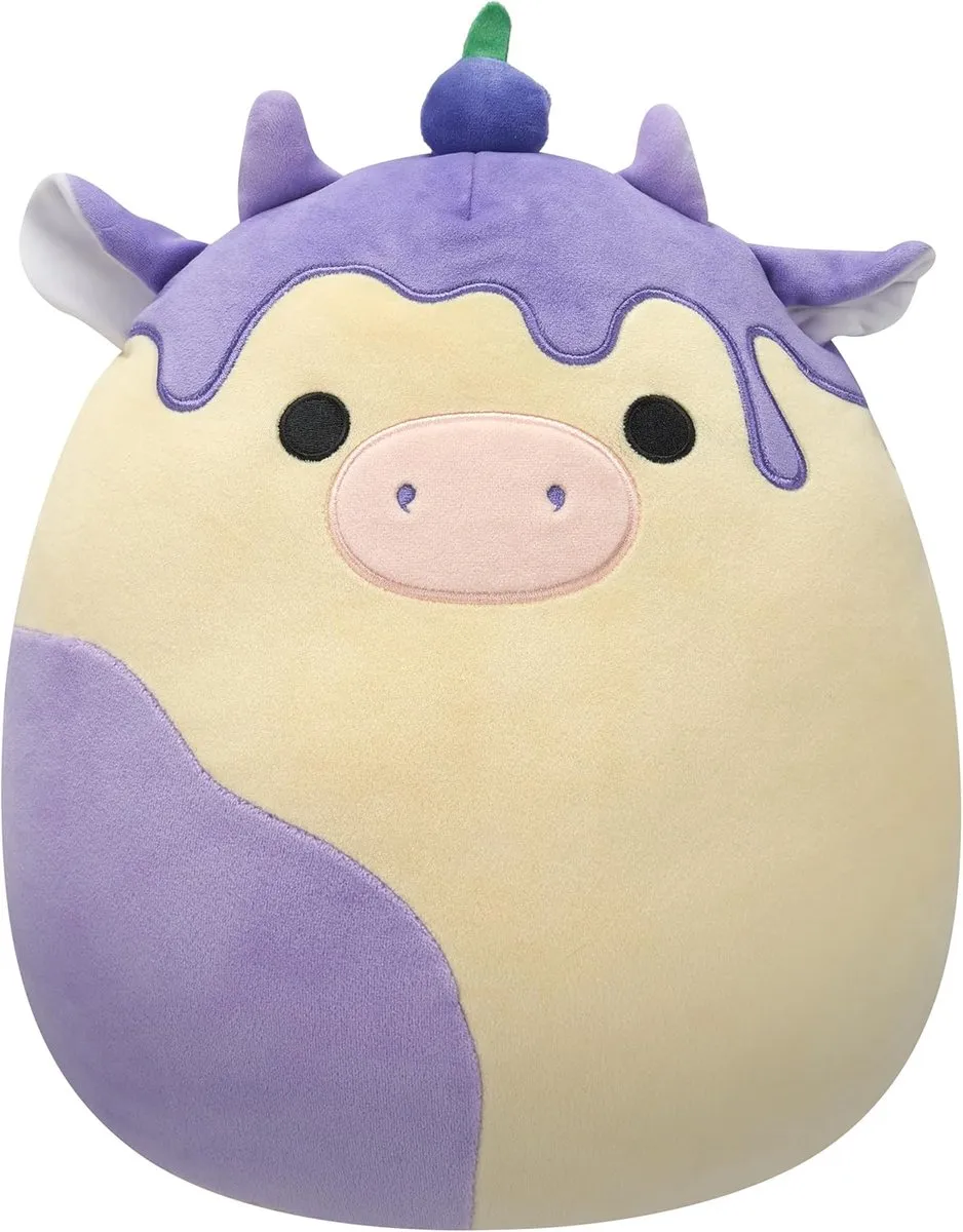 Squishmallows Benito De Bosbessen Cheesecake Koe 30cm