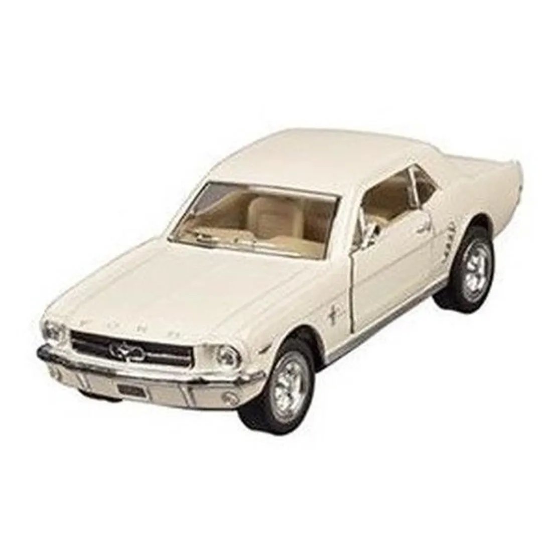 Goki Ford Mustang Modelauto 1:36 - Creme - 13cm