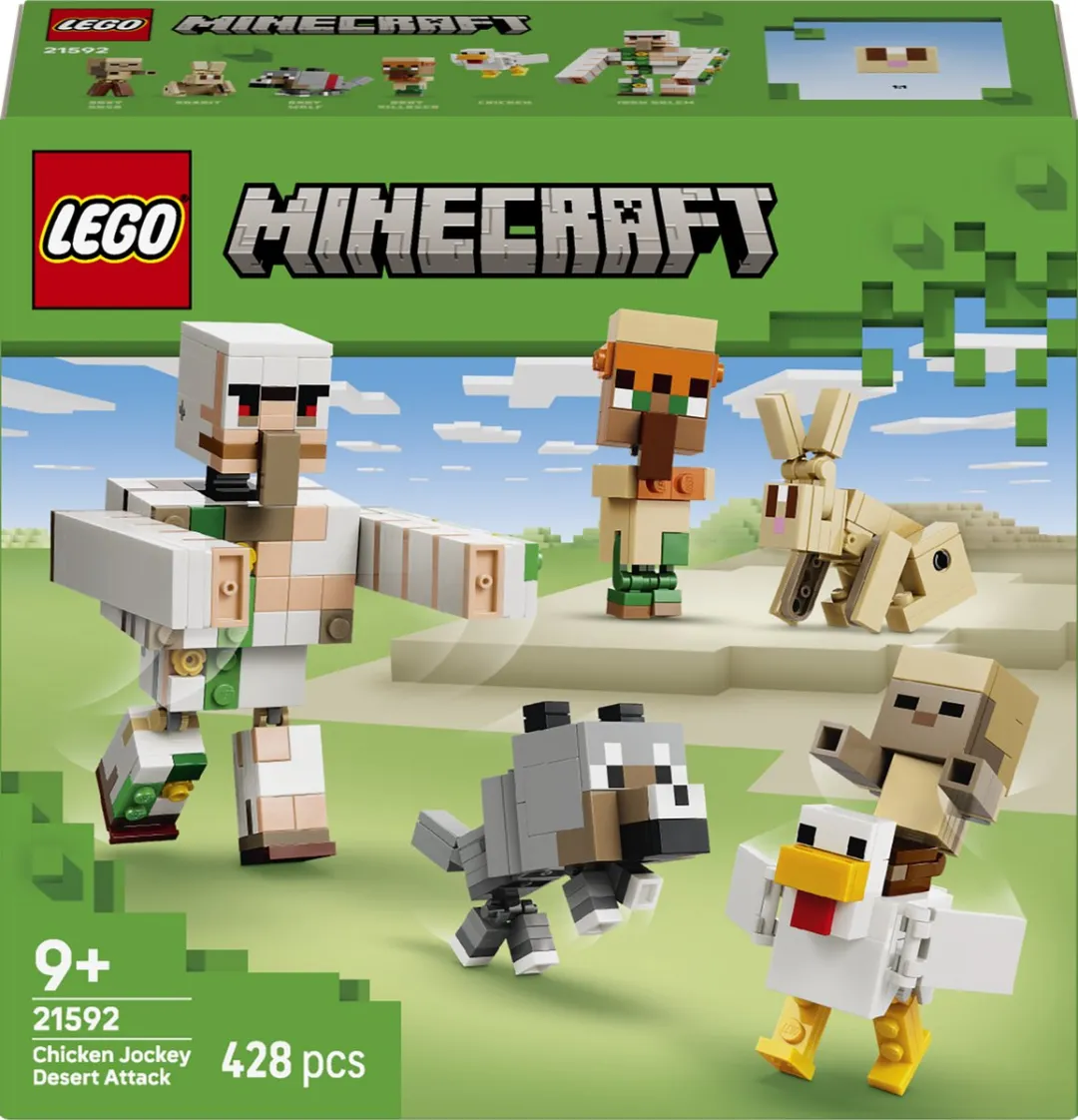 LEGO Minecraft Kipberijder Woestijnaanval 21592 - 428 Stukken