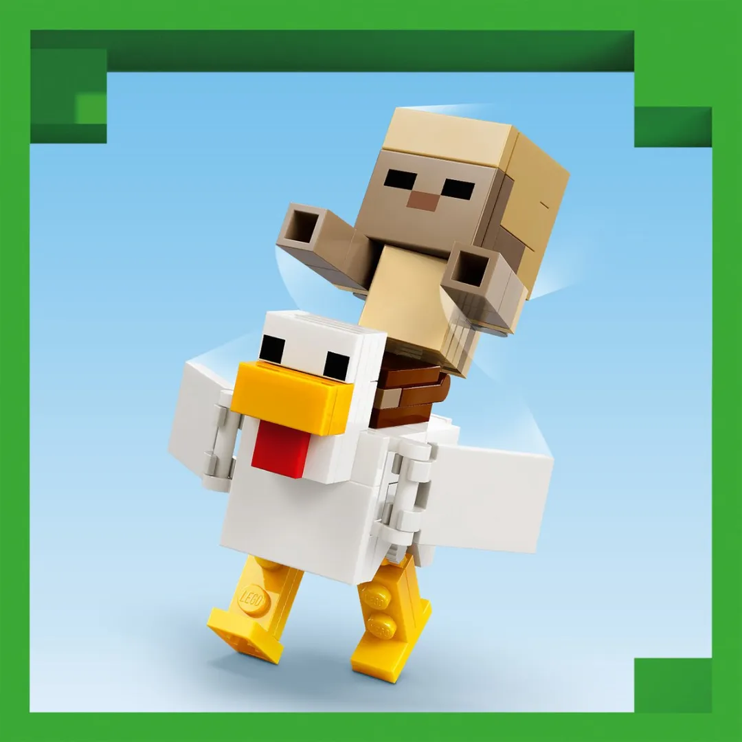 LEGO Minecraft Kipberijder Woestijnaanval 21592 - 428 Stukken