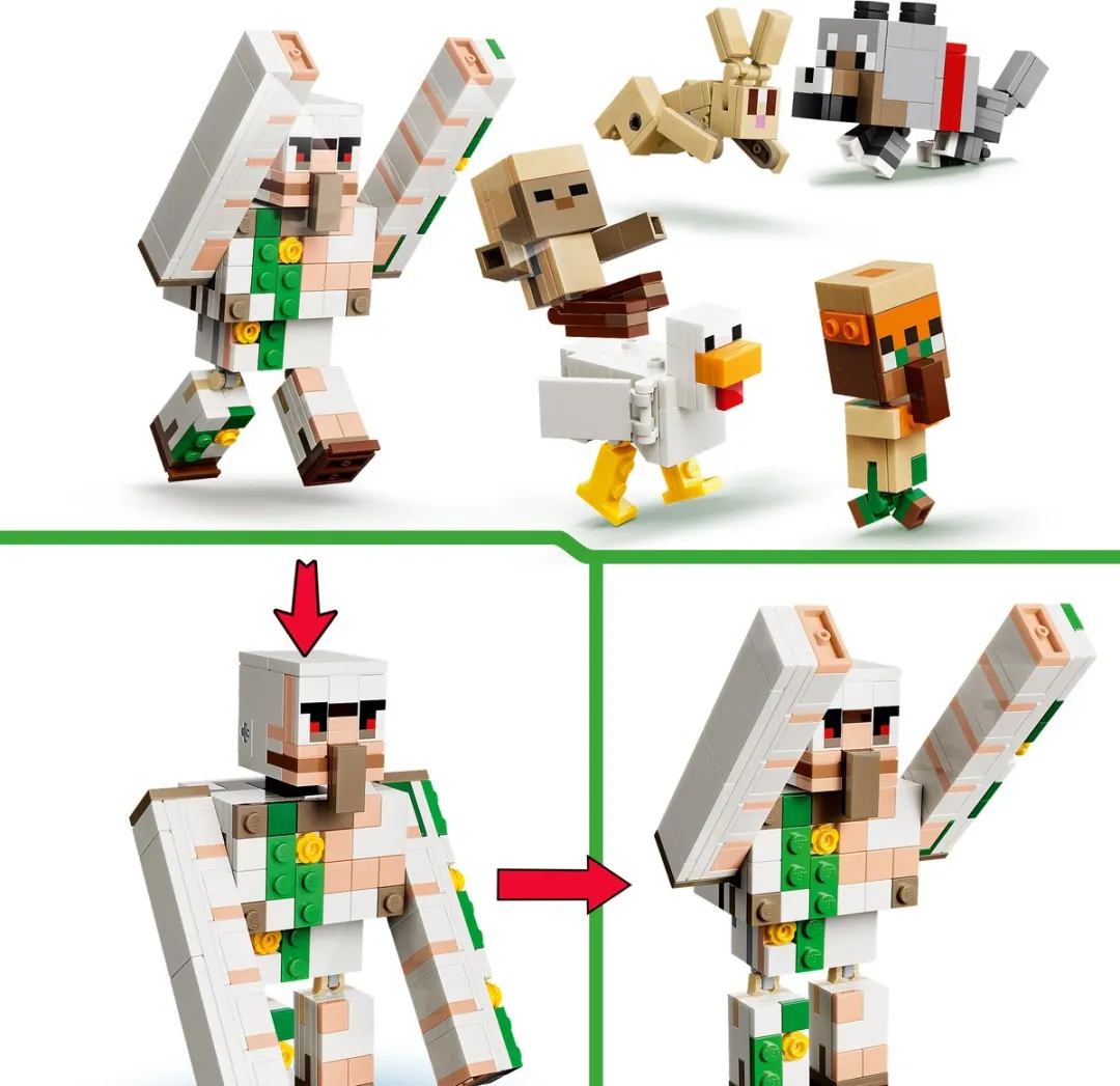 LEGO Minecraft Kipberijder Woestijnaanval 21592 - 428 Stukken