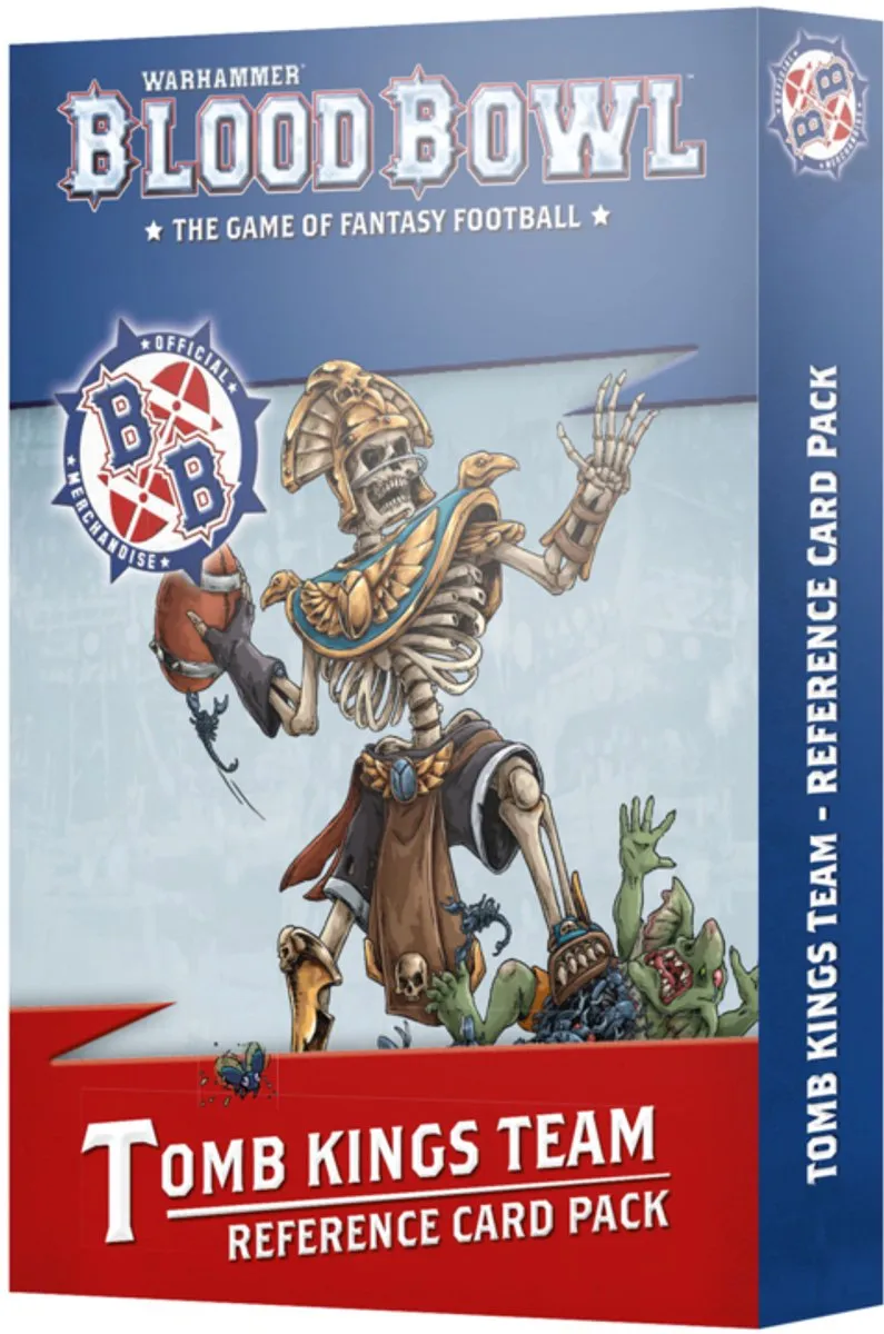 Games Workshop Tomb Kings Blood Bowl Team Kaarten