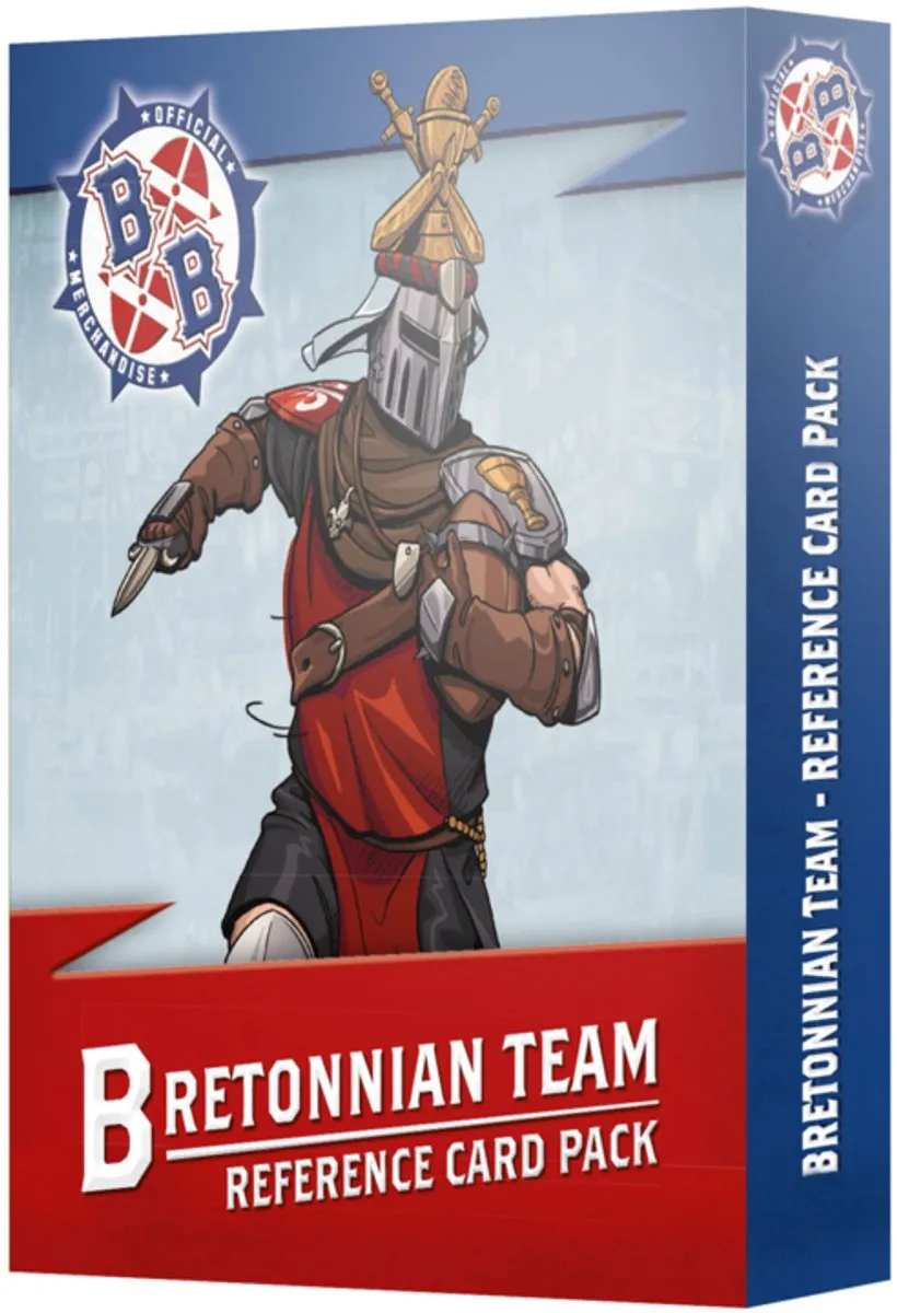 Games Workshop Bretonnian Blood Bowl Team Kaarten