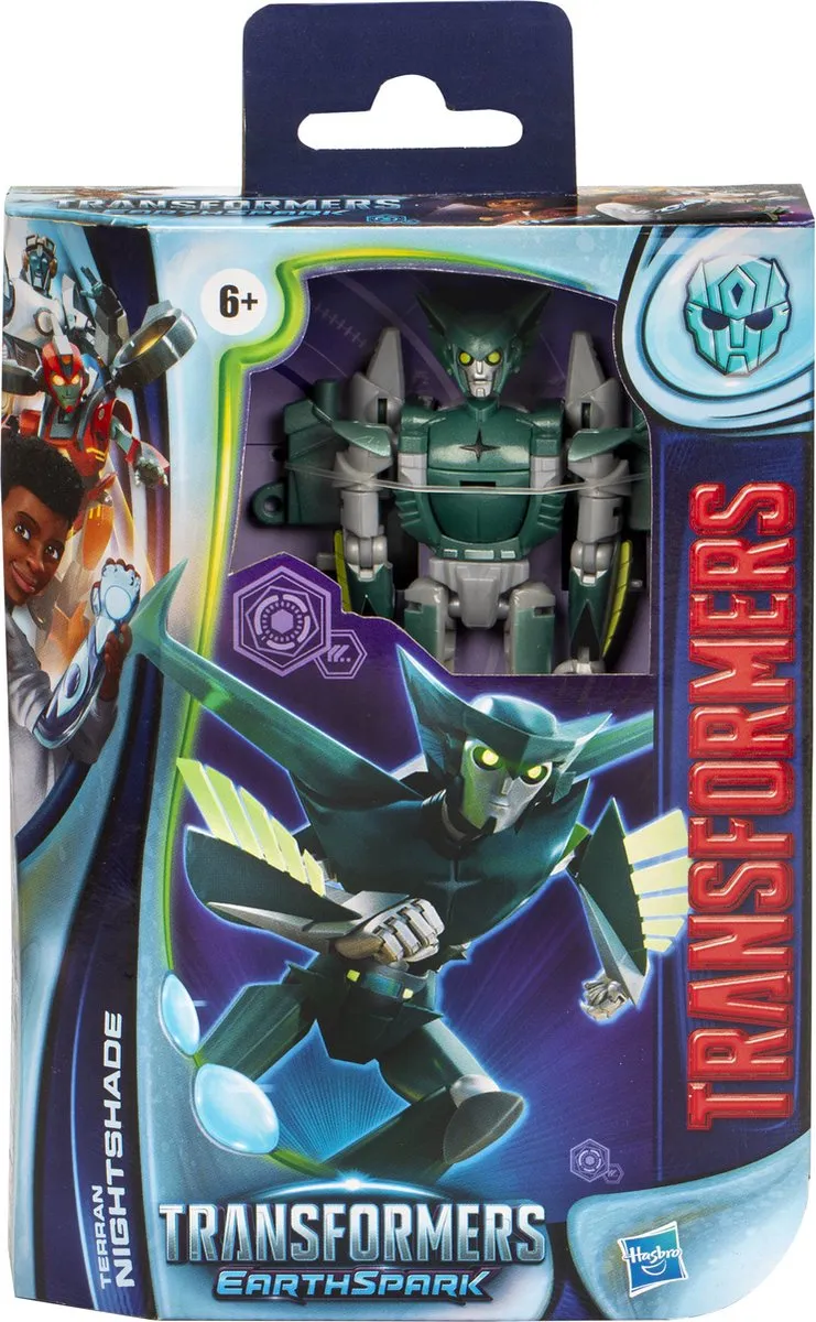 Transformers Earthspark Deluxe Class Nightshade F67385X2 - Terran Nightshade