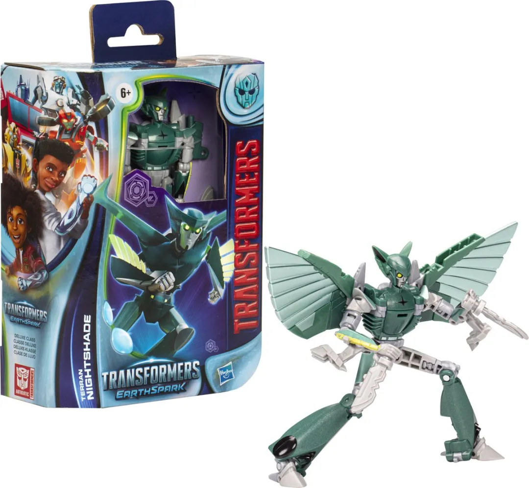Transformers Earthspark Deluxe Class Nightshade F67385X2 - Terran Nightshade