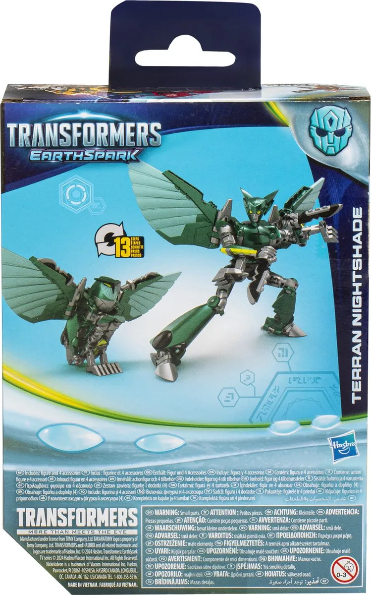 Transformers Earthspark Deluxe Class Nightshade F67385X2 - Terran Nightshade