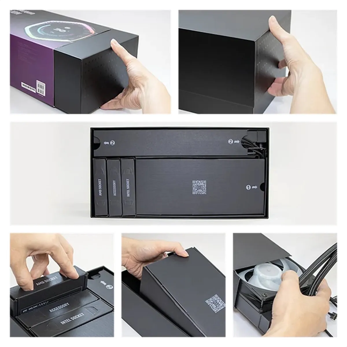 Cooler Master MasterLiquid 360 ION waterkoeler met LCD-scherm - LGA1700, LGA1200, LGA115X, AM4, AM5