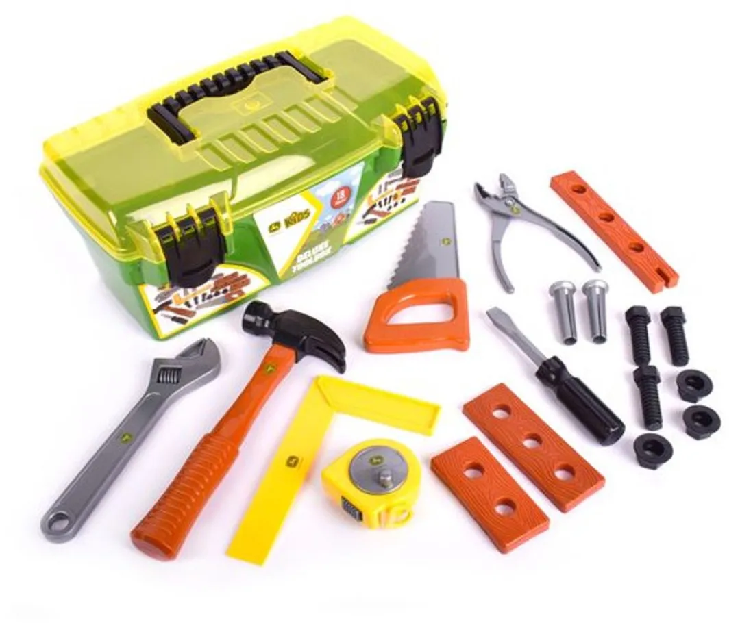Tomy John Deere Gereedschapskist 18 Stuks