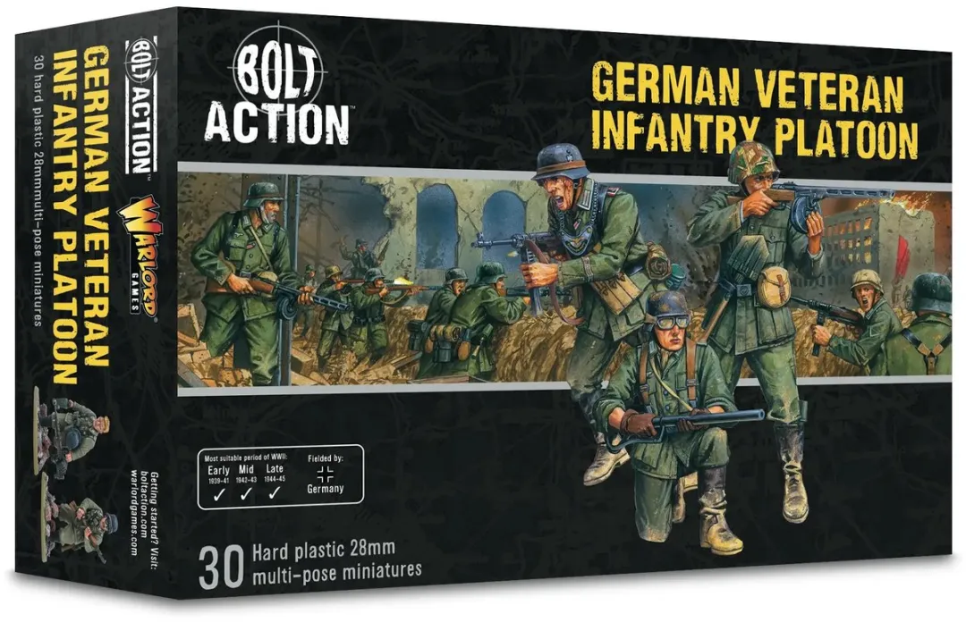 Warlord Games German Veteran Infantry Platoon Bolt Action