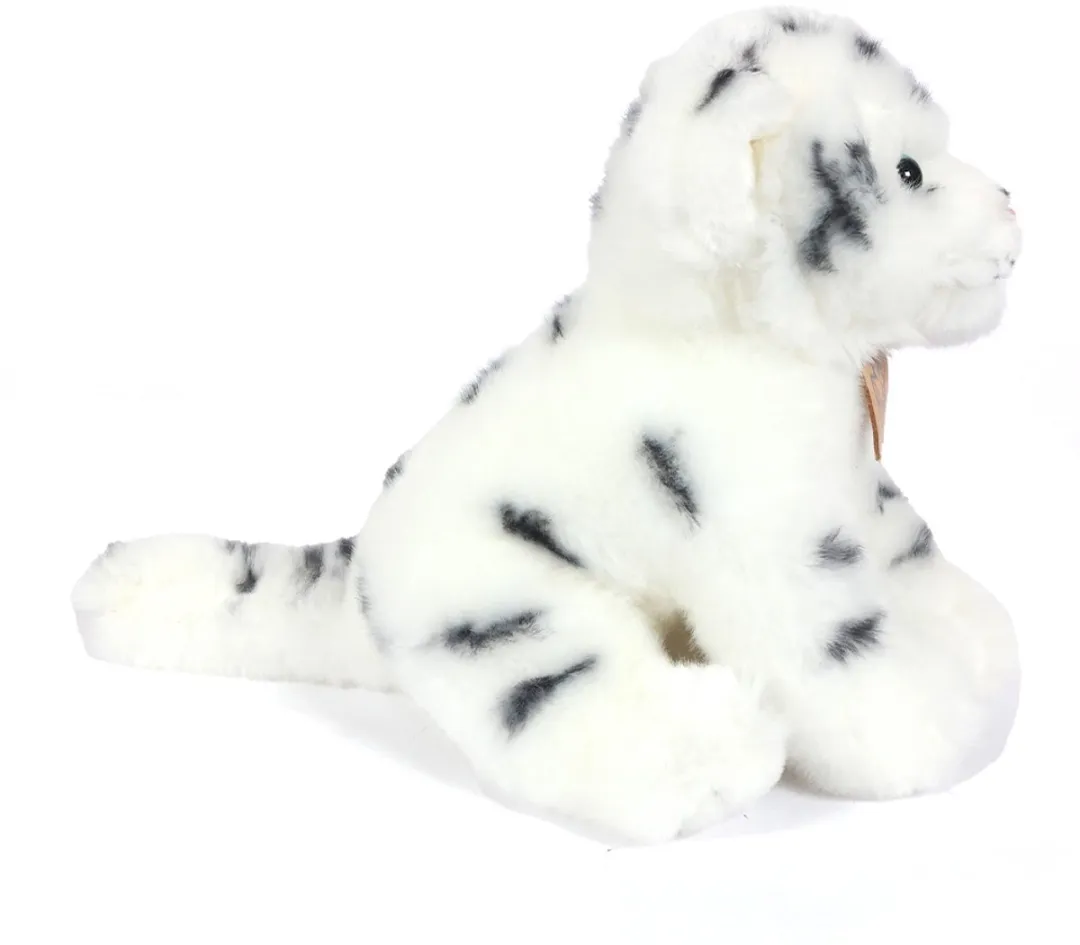 PIA Soft Toys Tijger Jose Knuffel - 20 cm - Wit/Zwart