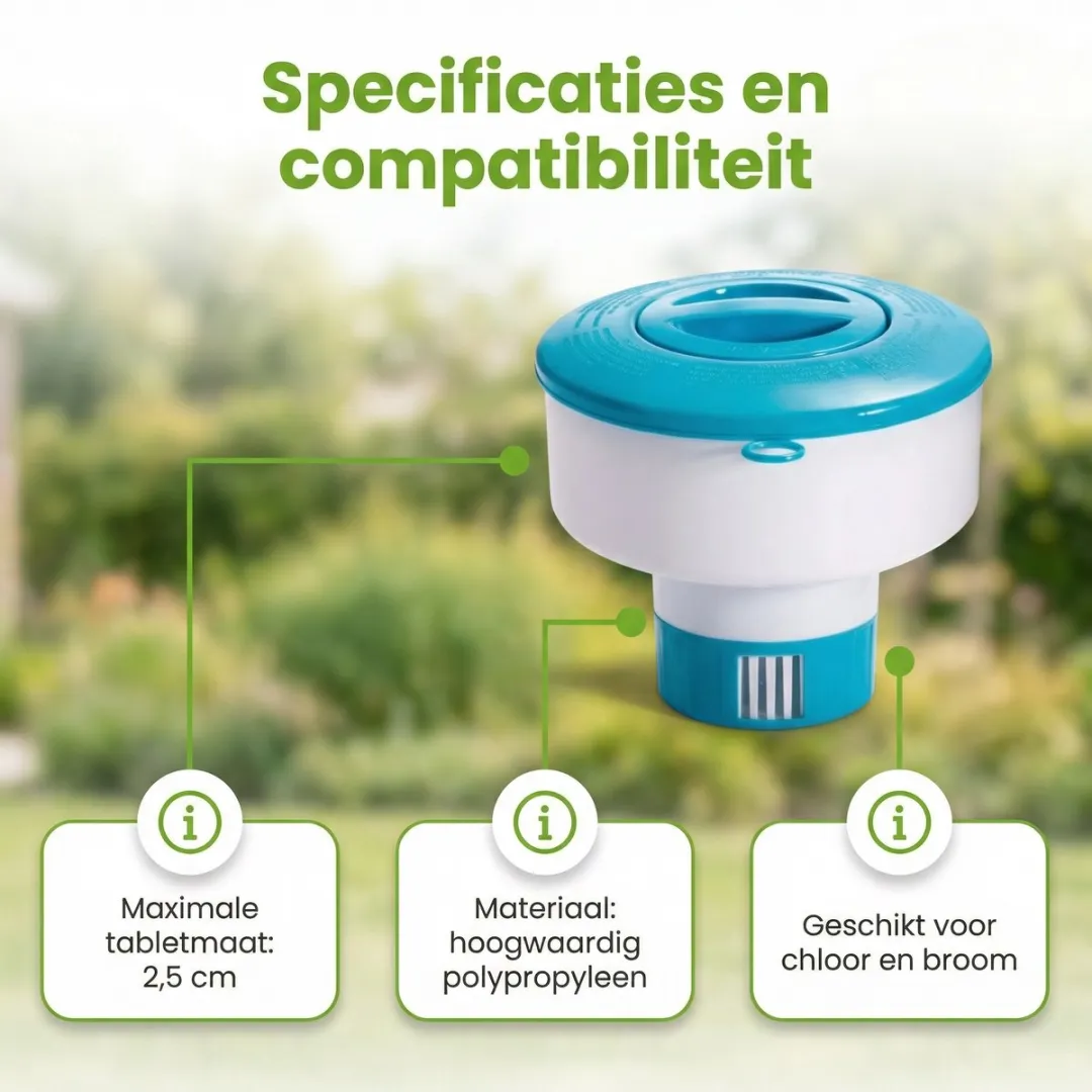Intex Chloordrijver 29041NP-Blauw - 3 Stuks