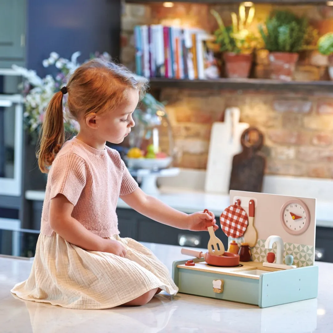 Tender Leaf Toys Playing Kitchenette - Mintgroen