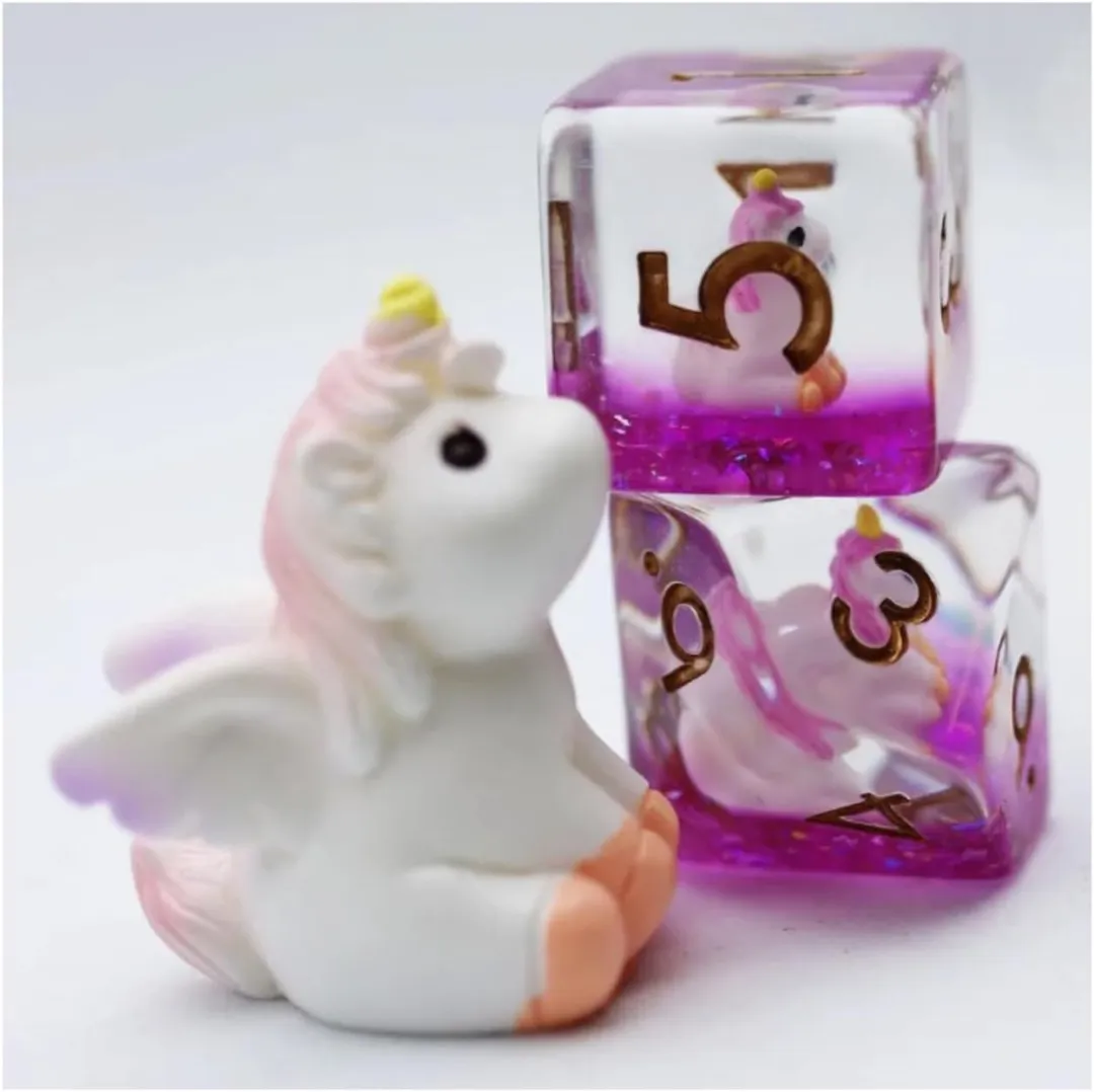 Foam Brain Games Mystic Unicorn Doebelset