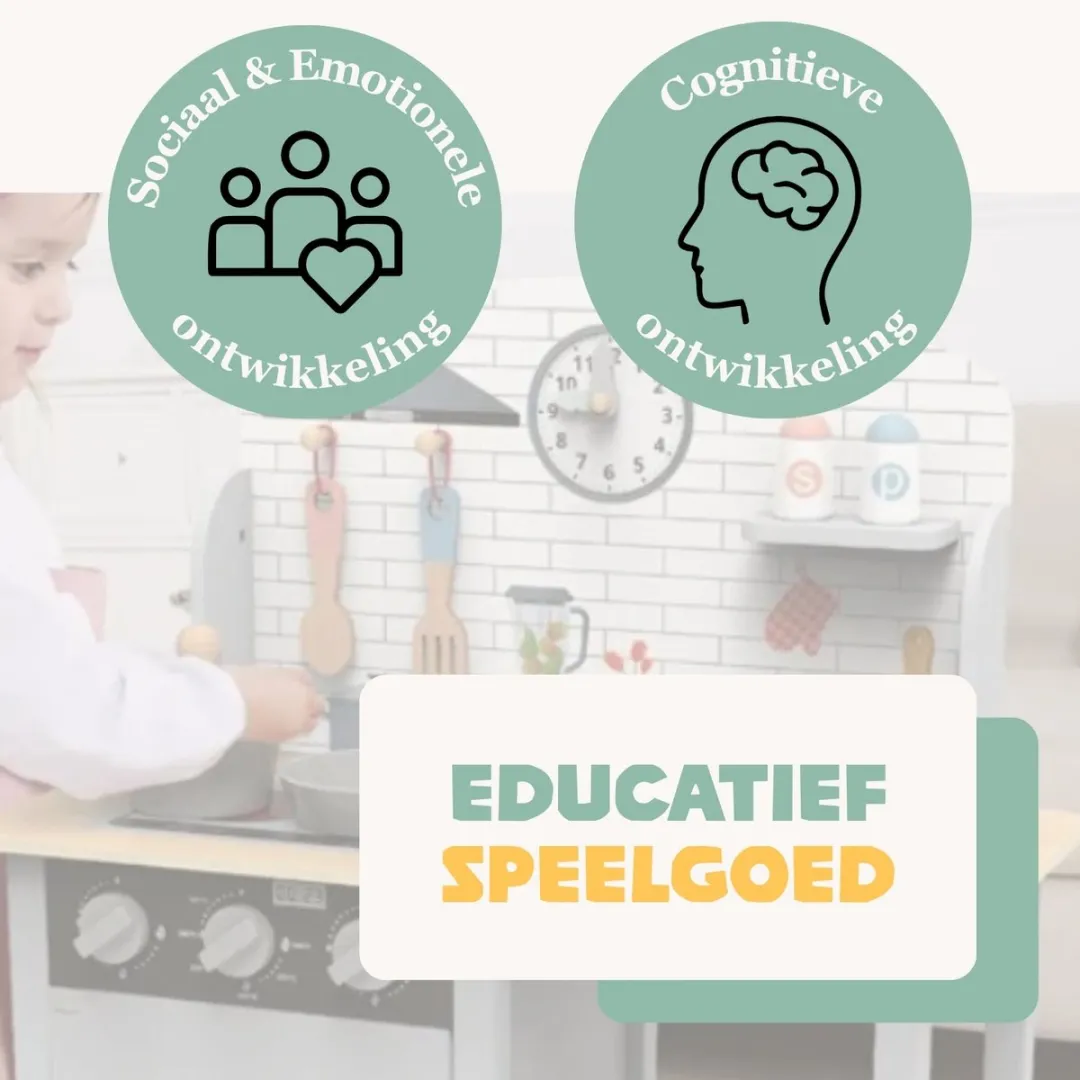 Tooky Toy Speelkeuken 10-delig Pastelgroen