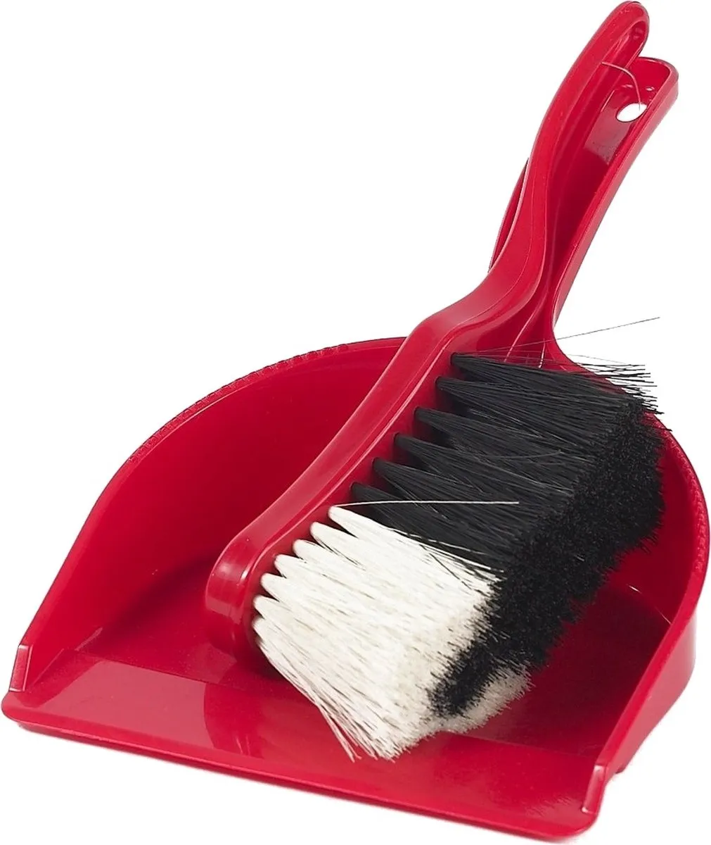 Klein Toys Pure Fresh Stoffer en Blik - 24x15x8cm - Rood - afbeelding 6 van 6