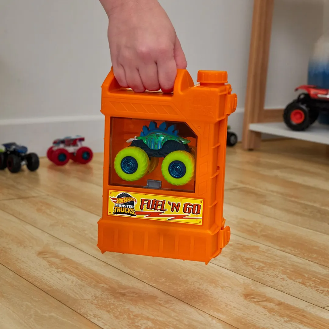 Hot Wheels Monster Trucks Tanken en Vol Gas Speelset HXT04 - Multicolor
