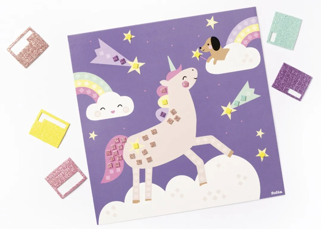 Folia Foam Mozaïek Unicorn 301 Delen