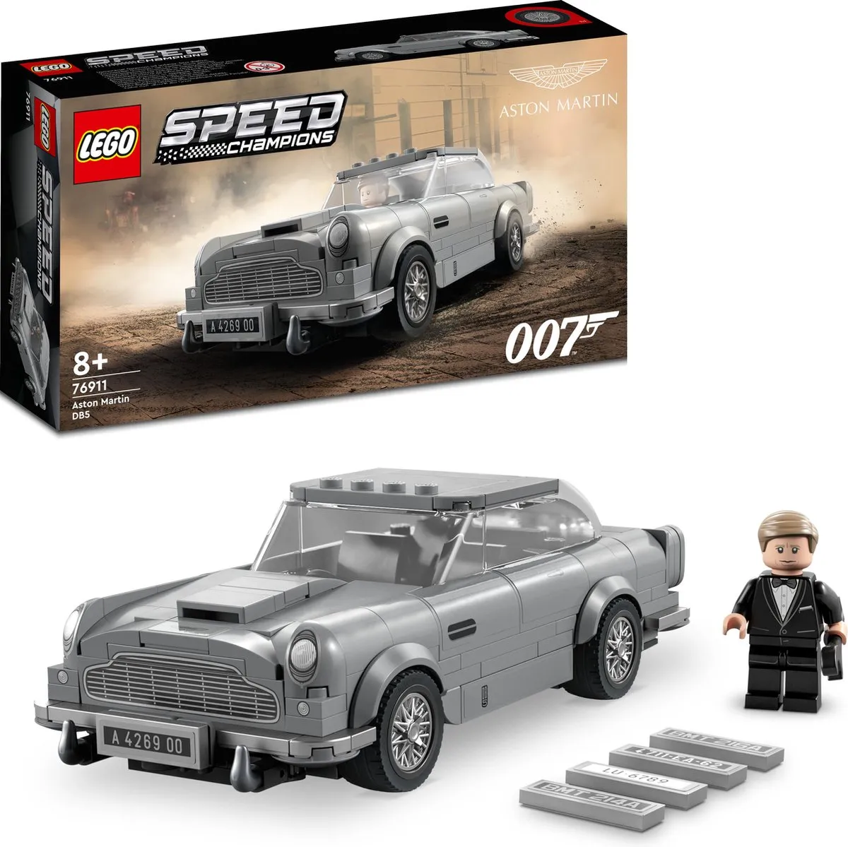 LEGO Speed Champions Aston Martin DB5 76911 - Meerkleurig - afbeelding 3 van 6
