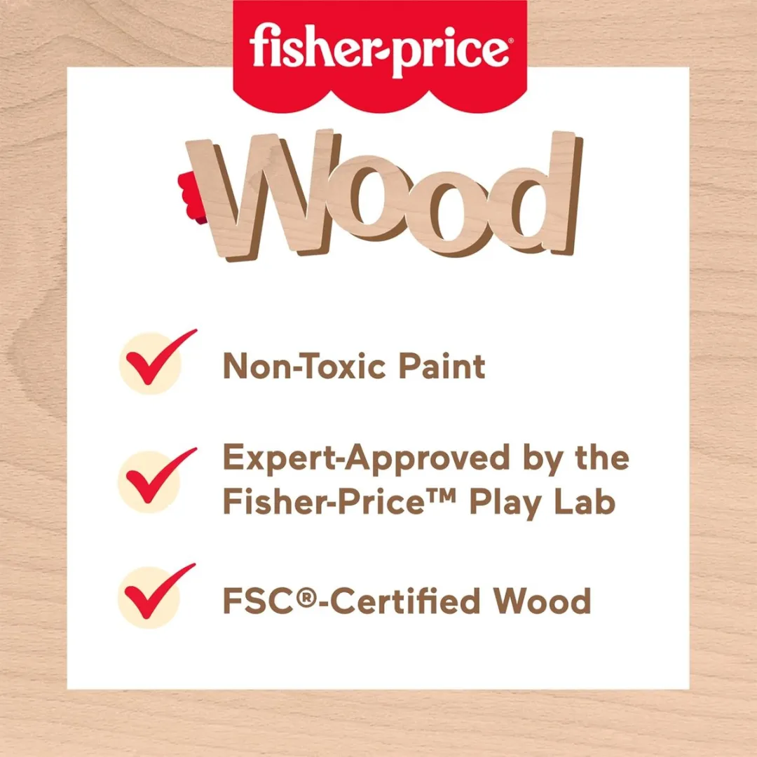 Fisher-Price Houten Tuingereedschap Speelgoedset