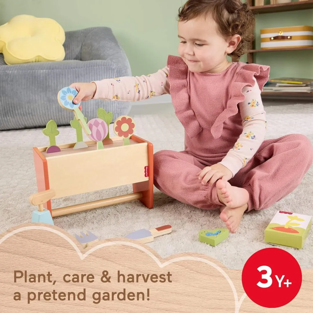 Fisher-Price Houten Tuingereedschap Speelgoedset
