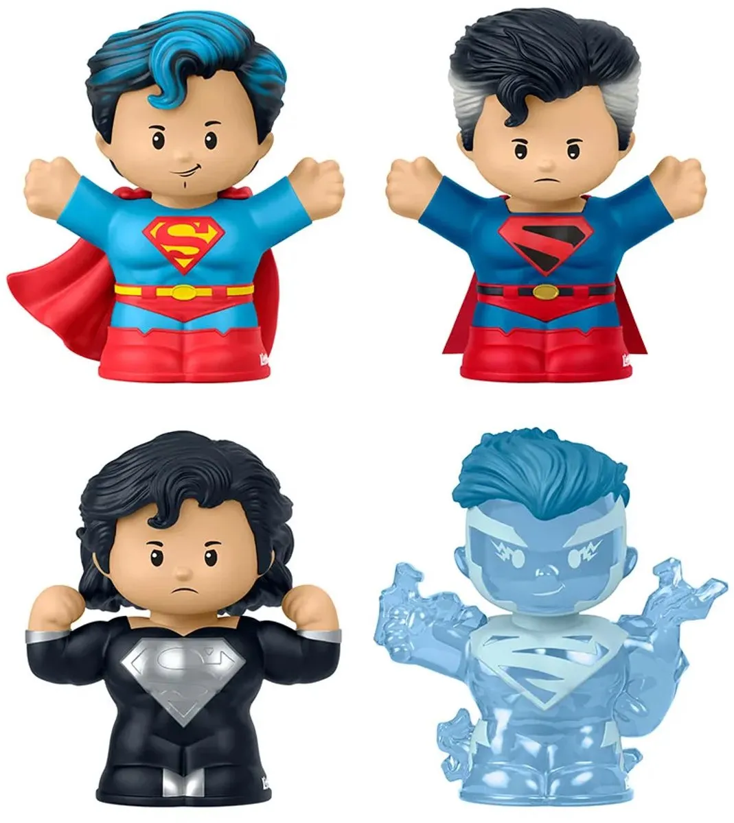 Mattel DC Comics Little People Superman 4-Pack