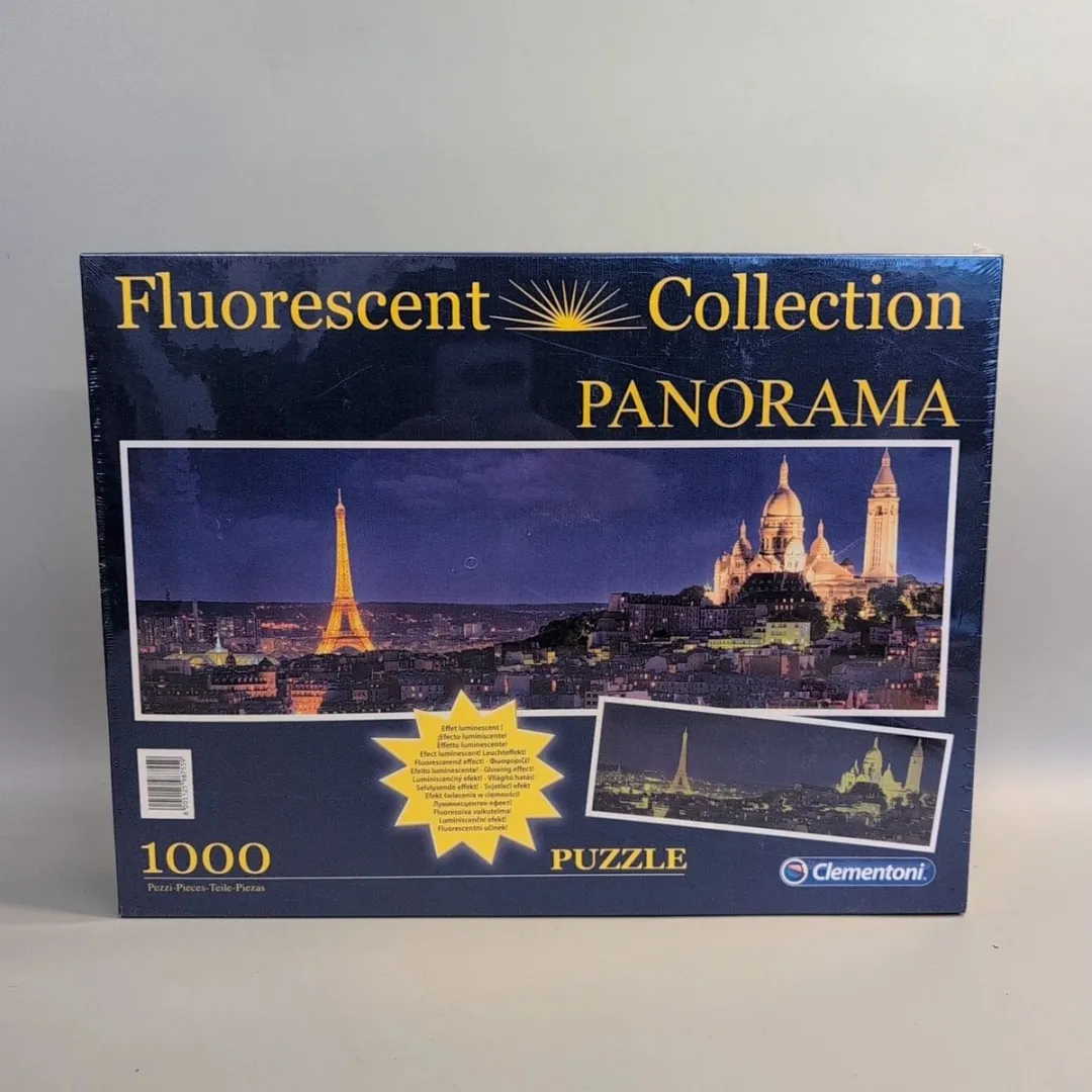 Clementoni Fluoriscerende Panorama Puzzel Parijs 1000 Stuks