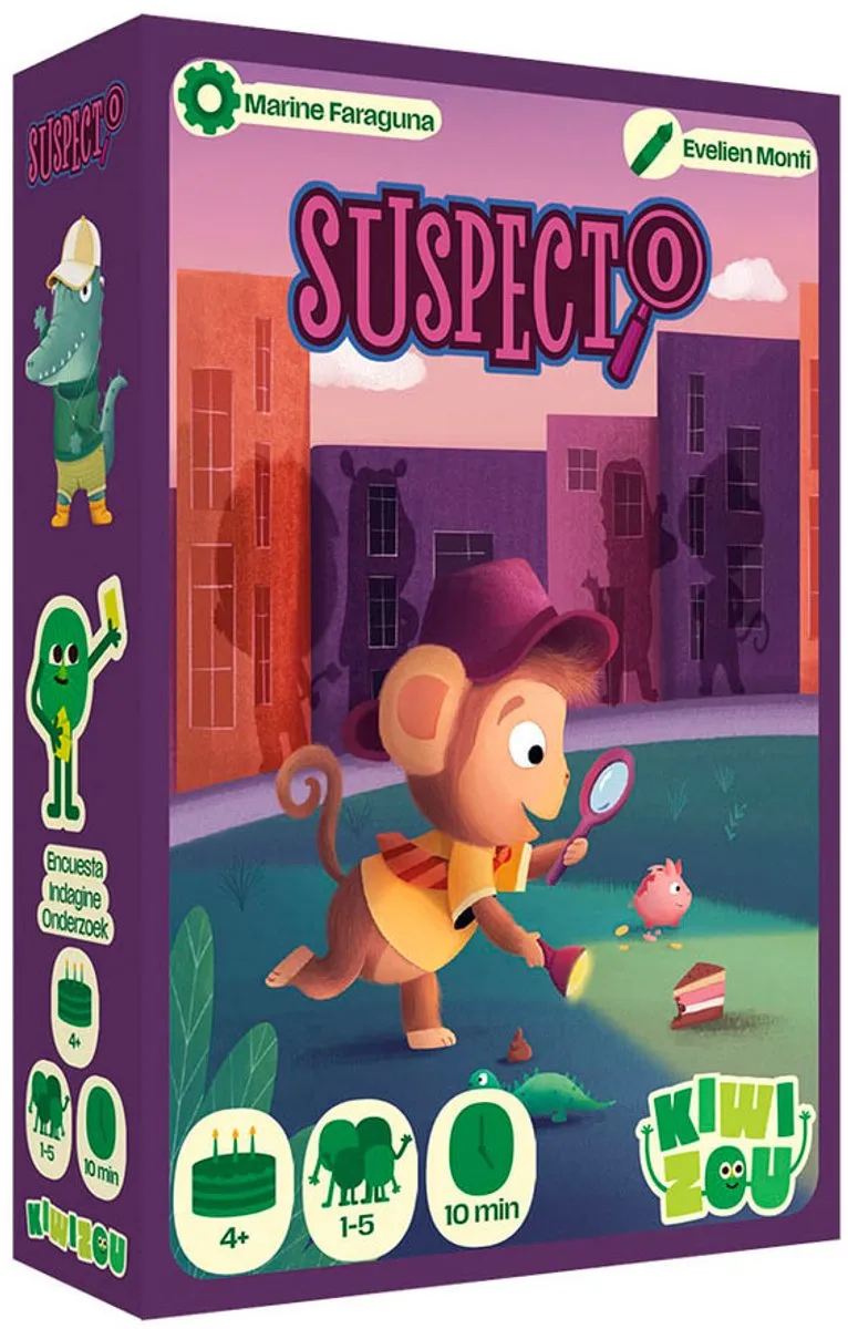 Geronimo Games KiwiZou Kaartspel Suspecto