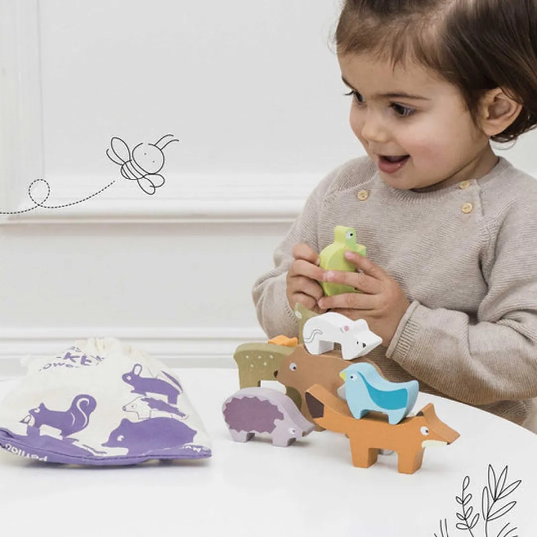 Le Toy Van Stapeltoren Bosdieren 506002 - Multicolor