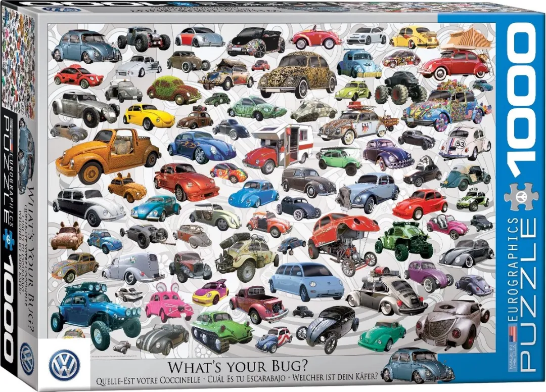 Eurographics Volkswagen Beetle Collage Puzzle 1000 Stuks