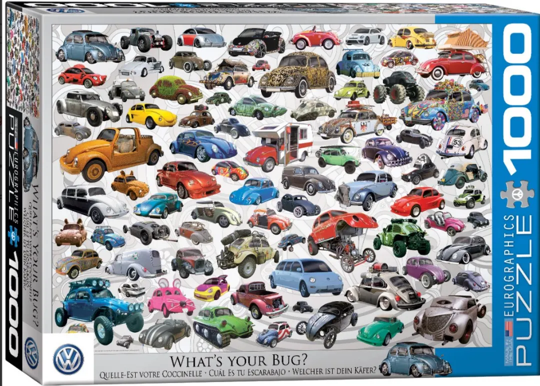 Eurographics Volkswagen Beetle Collage Puzzle 1000 Stuks - Meerkleurig