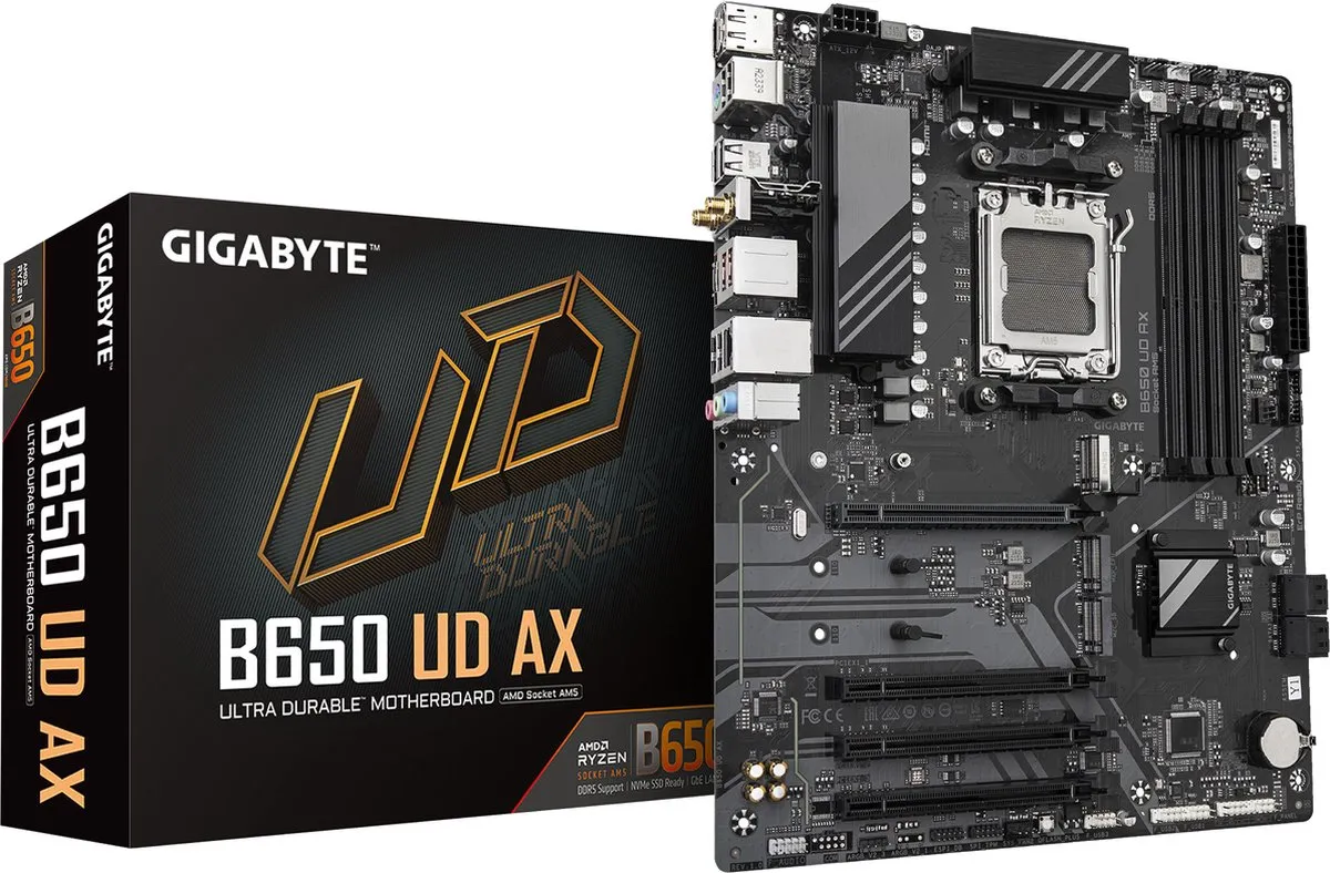 Gigabyte B650 UD AX Moederbord - AM5 ATX