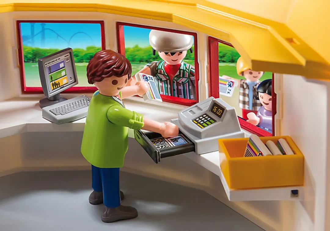 Playmobil 5552 Groot Draairad - 4x AA - Geel/Blauw