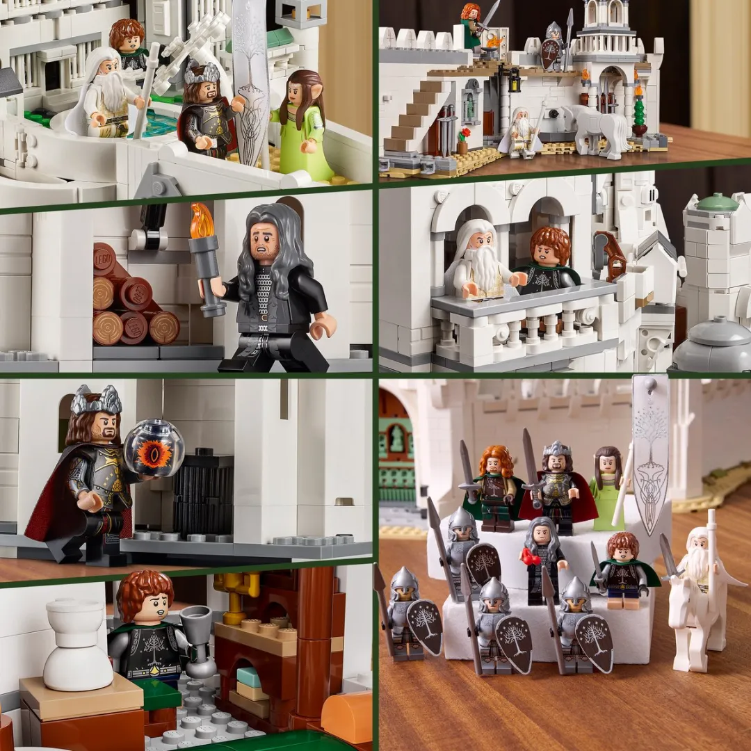 LEGO Icons Minas Tirith 11377 Bouwpakket - 8278 Stukken - 10 Minifiguren - Multicolor