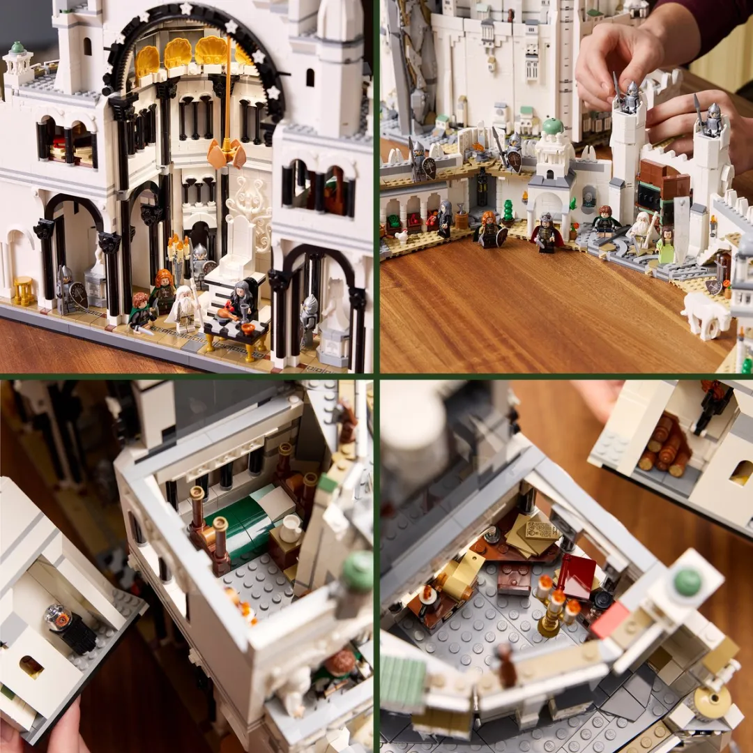 LEGO Icons Minas Tirith 11377 Bouwpakket - 8278 Stukken - 10 Minifiguren - Multicolor