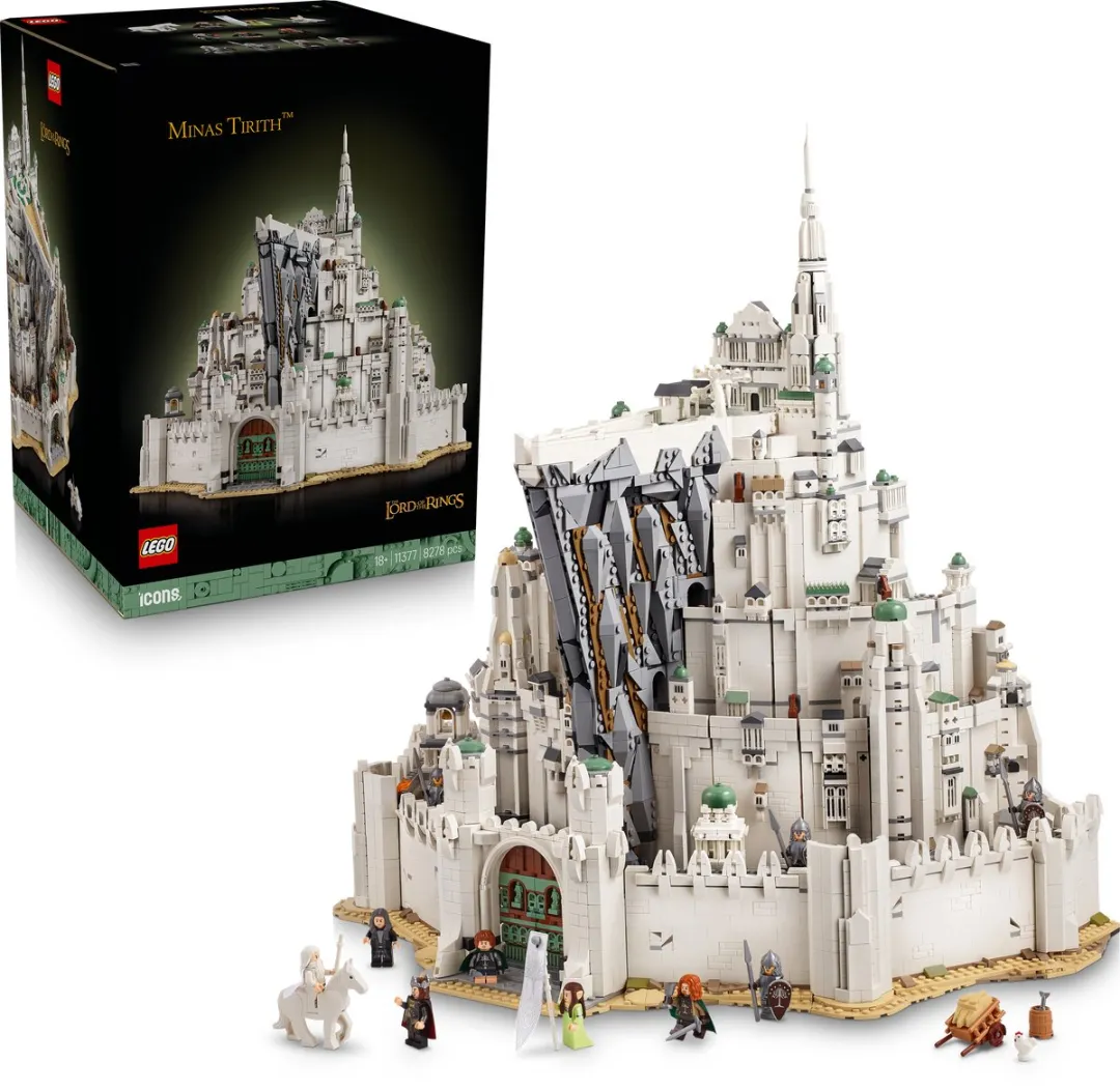 LEGO Icons Minas Tirith 11377 Bouwpakket - 8278 Stukken - 10 Minifiguren - Multicolor