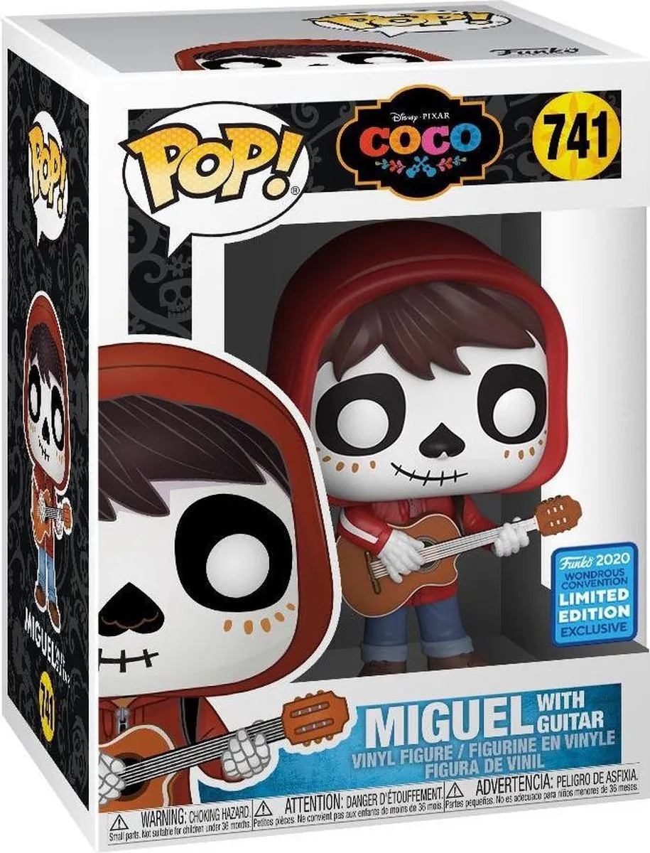 Funko Pop! Disney Pixar Miguel Guitar #741 - 2020 Exclusief - afbeelding 2 van 3