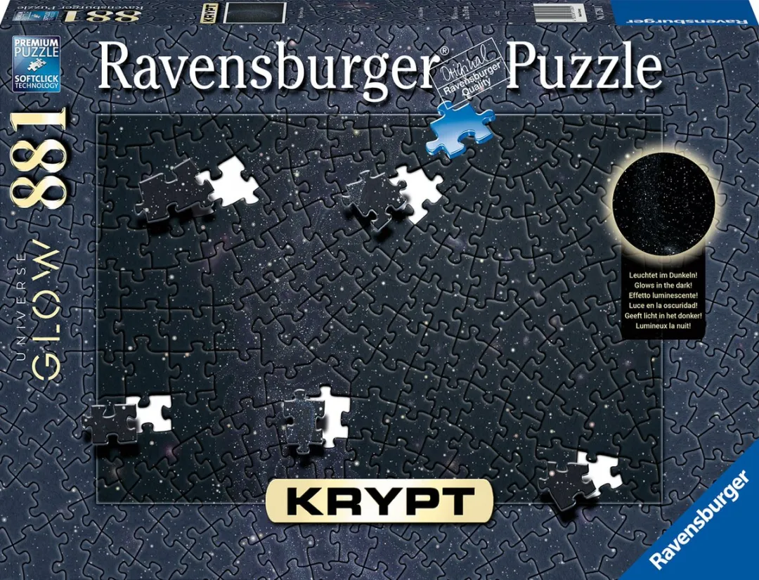 Ravensburger Krypt Universe Glow Puzzel 881 Stuks