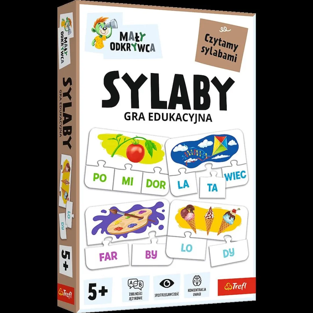 Trefl Lettergrepen Kleine Ontdekker Educatief Spel