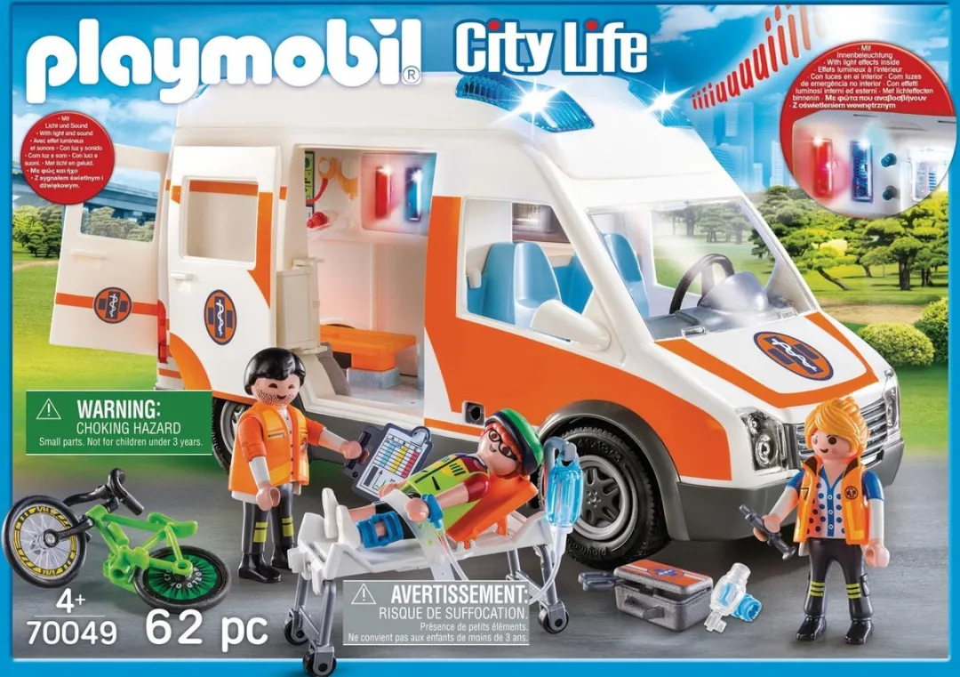 Playmobil City Life Ambulance 70049 - Multicolor
